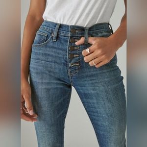 Lucky Brand Bridgette high rise skinny ankle jean size 16/33